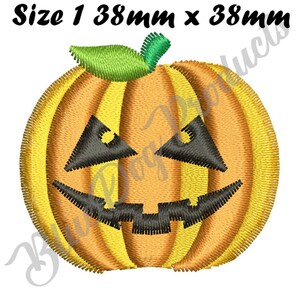 Conception de broderie numérisée de machine de citrouille d’Halloween