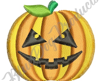 Halloween Pumpkin Digitized Machine Embroidery Design