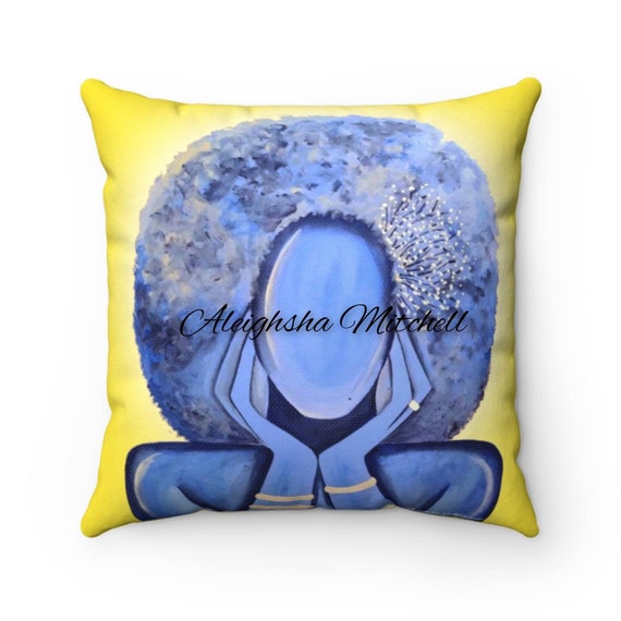 Personalizable Polyester Square Pillow