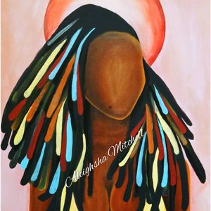 New Horizon Poster | 16 x 20 |Art Print | Poster | Black Art | African Art | Home Decor | Wall Art | Afrocentric | Modern |