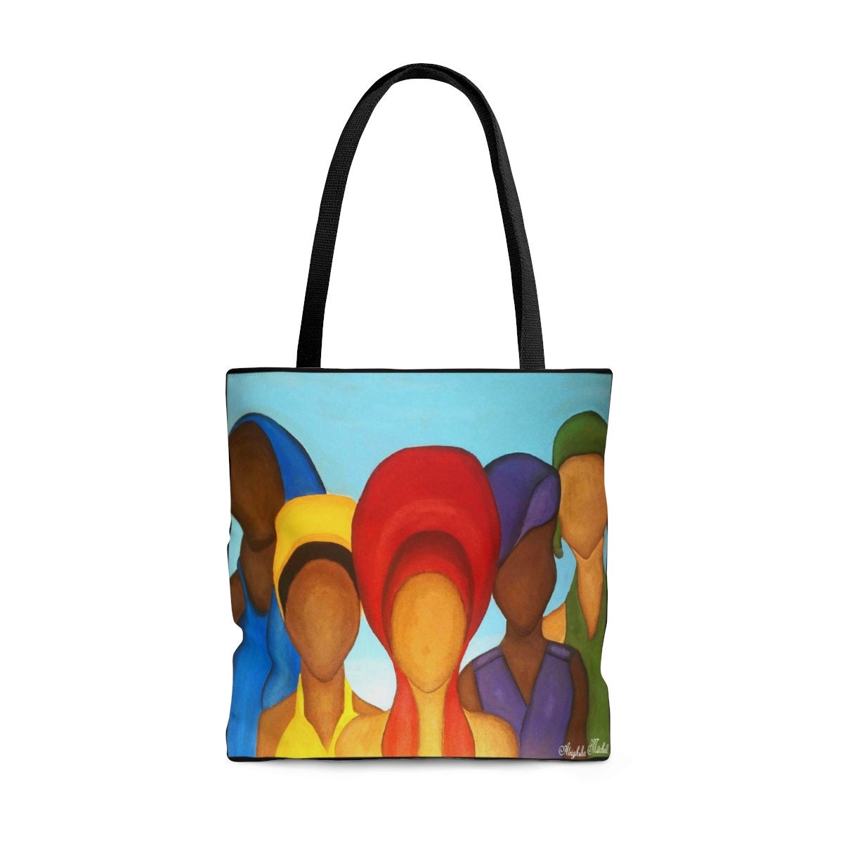 Let It Go X 4 Tote Bag Black Art Kitchen Black Girl Etsy