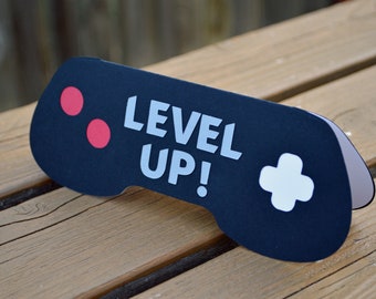 Nintendo Level Up Birthday Card