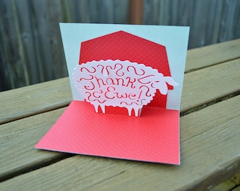 Sheep Pop up Card - Etsy