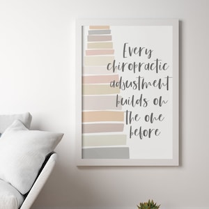 Chiropraktik Anpassung, Chiropraktik Wandkunst, Chiropraktik Bürodekor, Chiropraktik Poster, Chiropraktik Kunst, Chiropraktor Wandkunst