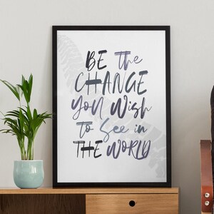 Be the change you wish to see in the world, chiropractic, chiropractor, future chiropractor, chiro student, chiropractic graduation gift