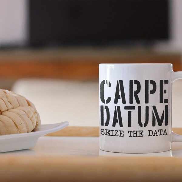Seize The Data Mug Etsy