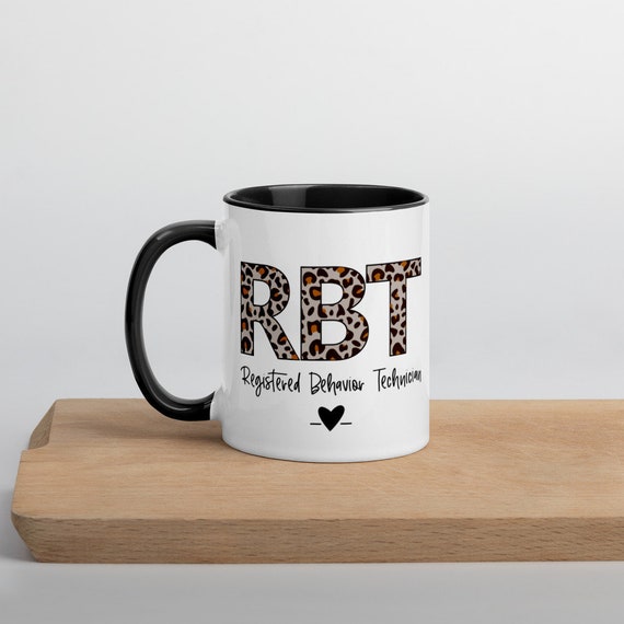 RBT Mug Leopard Print Registered Behavior Technician | Etsy