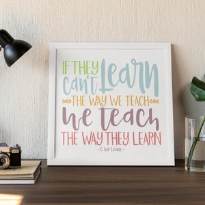 ABA wall art, behavior analyst poster, aba therapy, aba therapist, aba print, behavior technician, bcba, rbt, behavior analyst gift