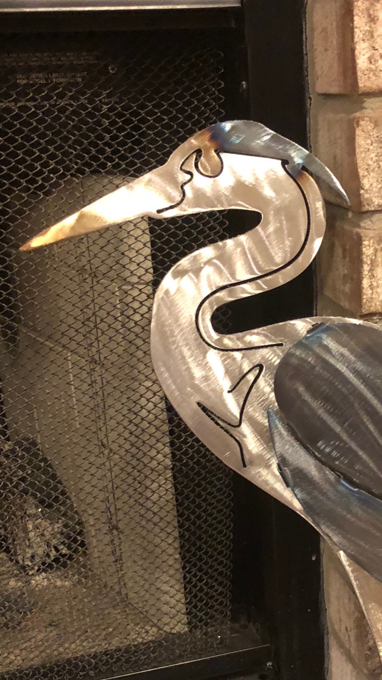 Blue Heron Metal Art Metal Wall Art Wall Art Home Decor Etsy