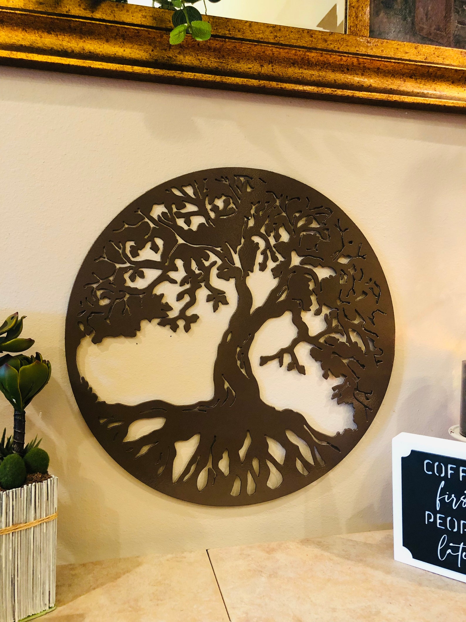 Metal Tree of Life Wall Art Tree of Life Wall Decor Tree of Life Sign ...