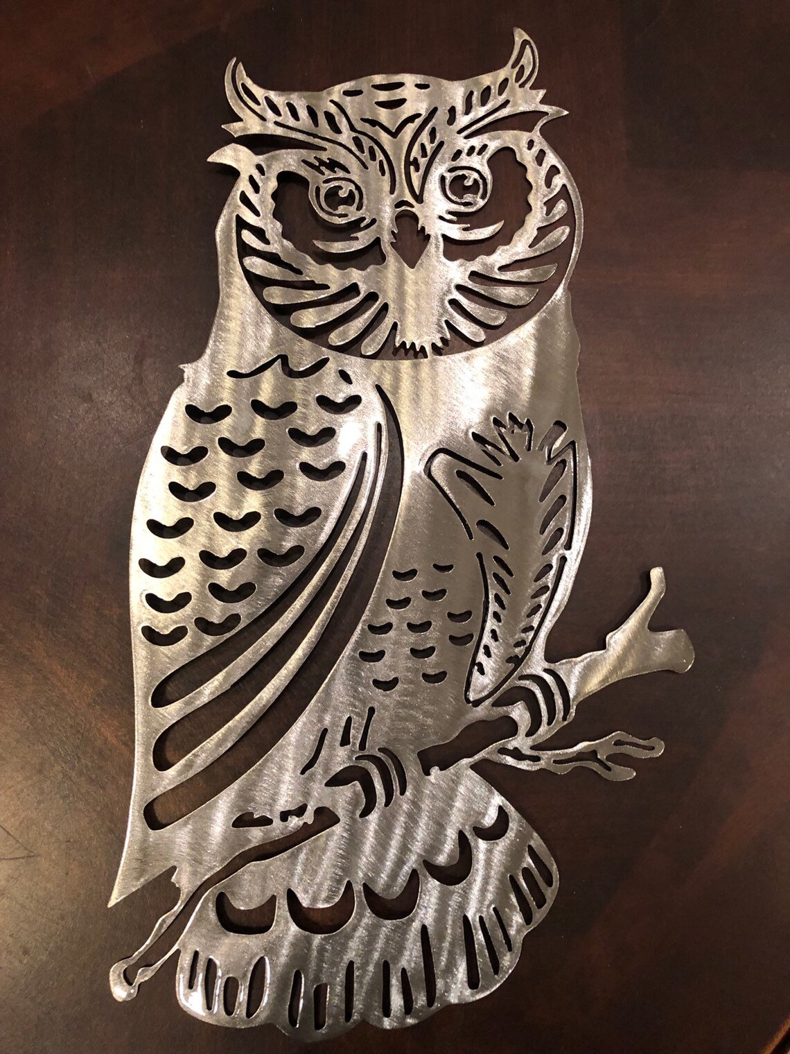 Owl Metal Art Metal Wall Art Wall Art Home Decor Metal Etsy