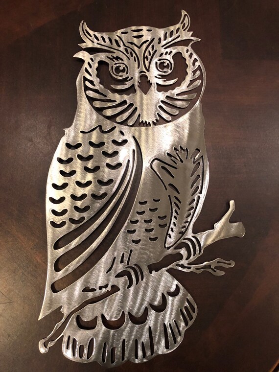 Owl Metal Art Wall Home Decor - Metal Owl Wall Art Owl Metal Art Wall Home Decor - Metal Owl Wall Art