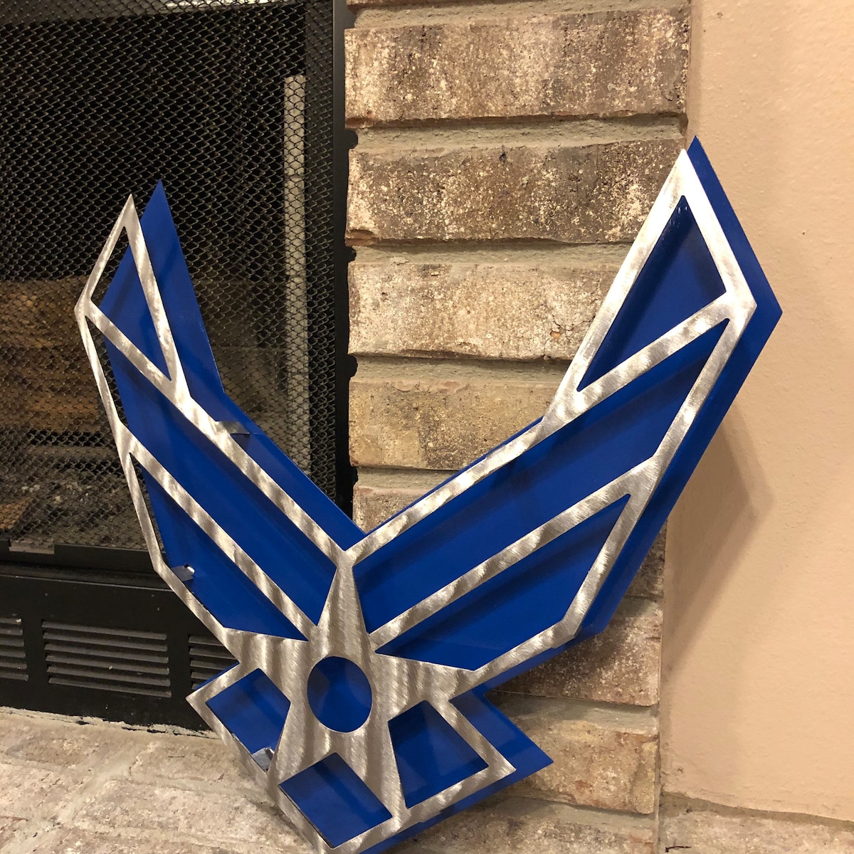 Air Force Logo, Military, Metal Art, Metal Wall Art, Home Decor, Metal Decor - Etsy