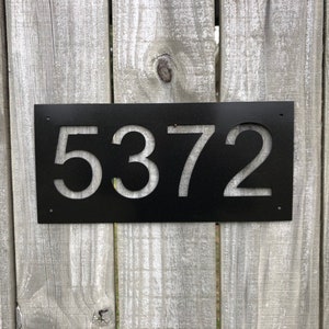 House Number Sign | Metal Address Sign | Address Plaque | Home Number Sign | Custom Address Decor | House Warming Gift | Front Door Sign