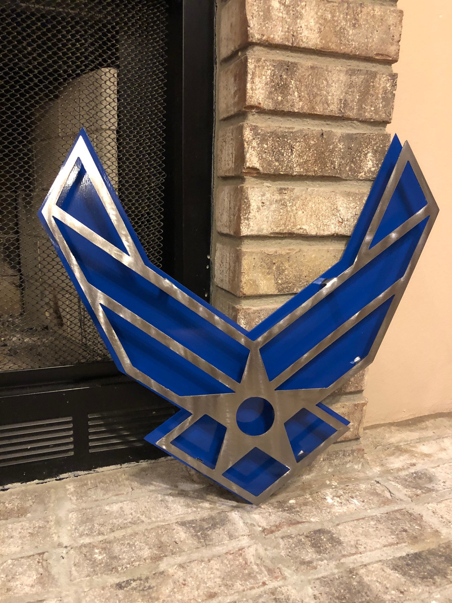 Air Force Logo Military Metal Art Metal Wall Art Home Etsy