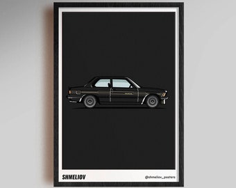 Alpina B6 2.8 Poster / Black