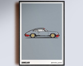 Porsche 911 'Outlaw' Poster