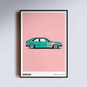 Custom VW Scirocco Mk1 Poster