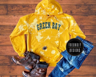 GO PACK Hoodie, Once You Go Pack You Never Go Back Hoodie, Green Bay Packers Hoodie, Packers Hoodie, Bleached Packers Hoodie, Football