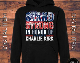 Charlie Kirk PNG, Stå stark, Till minne av Charlie Kirk, Vila i frid för honom, Vila i frid Charlie Kirk, Freedom PNG, Maga Memorial-aktivist
