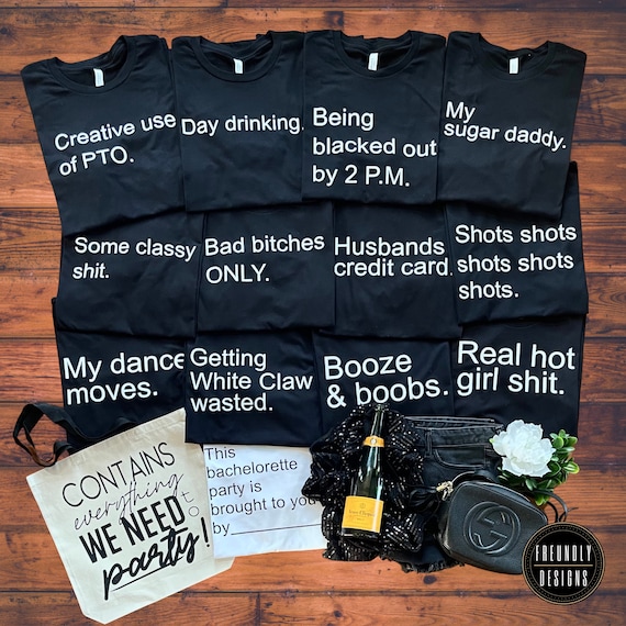 Bachelorette Party Shirts | Cards Against Humanity Themed Bachelorette Group Shirts | Custom Bach Tees | Bad Decisions | Funny Bach Tank