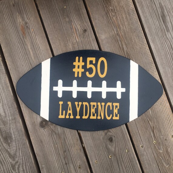 Personalized Football Sign yard sign football yard sign Etsy