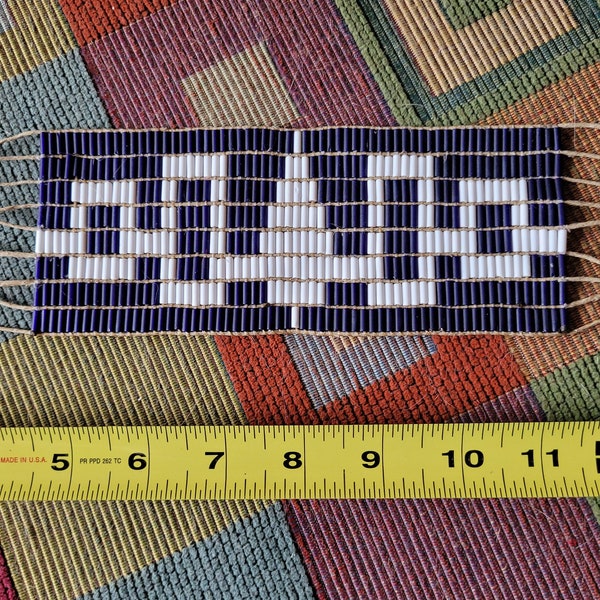 Extra Small Demo sized wampum Hiawatha belt