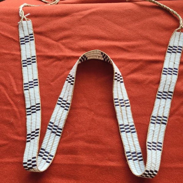 Wampum Powder Horn Strap