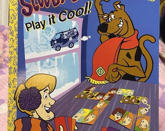 Cartoon Network Golden Books Vintage 2001 Scooby Doo Games Activity NEW!