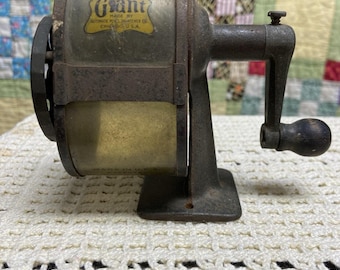 Vintage 1921 Giant Pencil Sharpener-Desk Mountable Working Made in U.S.A.