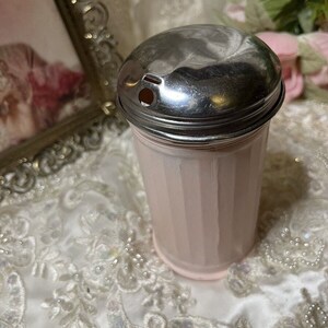 Shabby Chic Vintage Style Kitchen Glass Sugar Shaker Jar 1 image 4