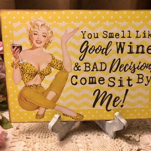 WILD WOMEN, Retro Housewives Series, Handcrafted Plaque / Sign #8