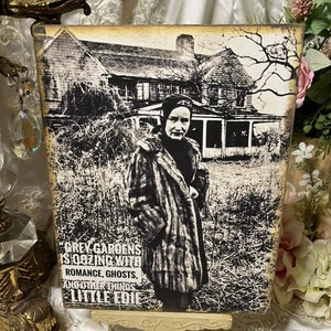 Grey Gardens, Little Edie Beale, Handcrafted Plaque / Sign #5
