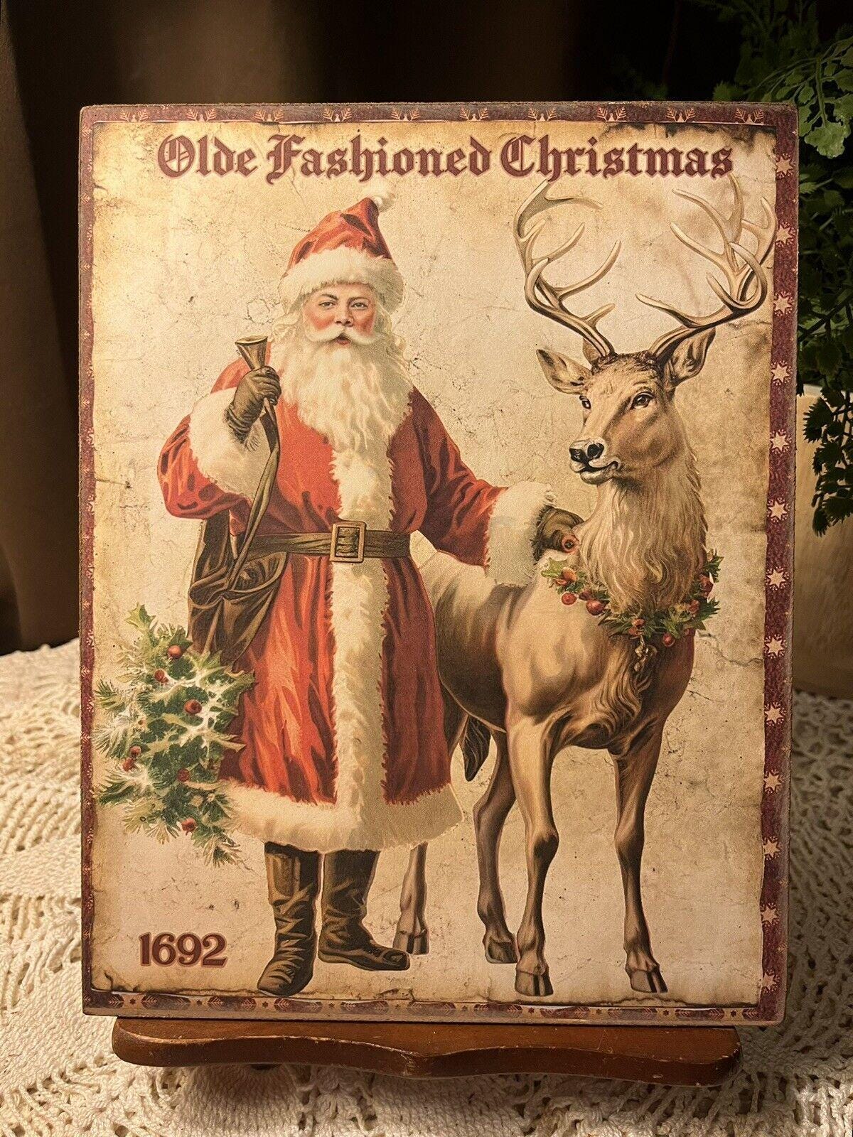 まーちゃんさま】antique santa ❀ 古い時代の背の低い サンタさん ま