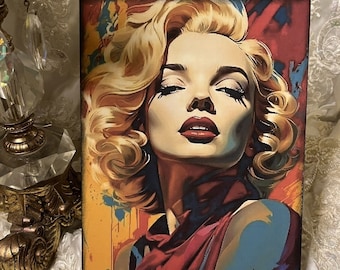 Marilyn Monroe, Handcrafted Plaque / Sign #3