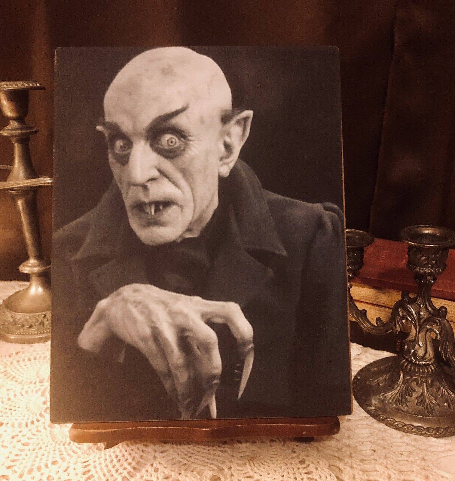 Nosferatu Vampire Gothic Horror, Handcrafted Plaque / Sign