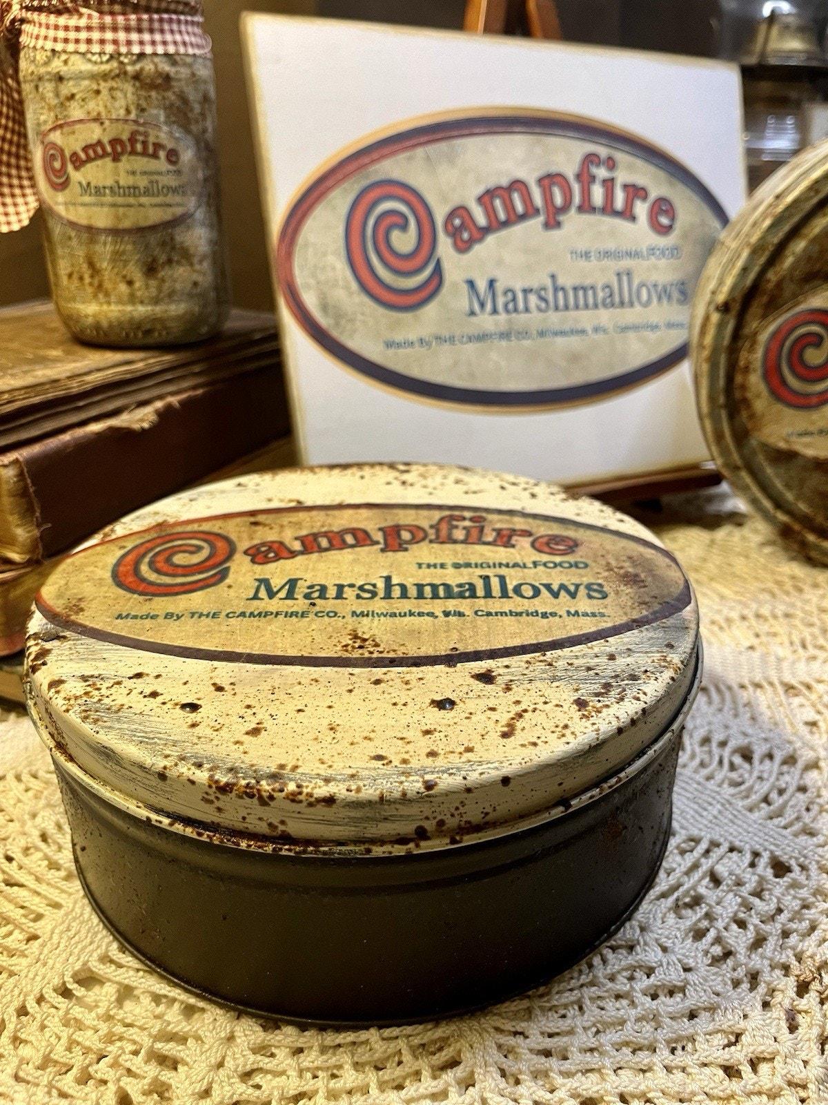 Campfire Marshmallow Tins - Etsy