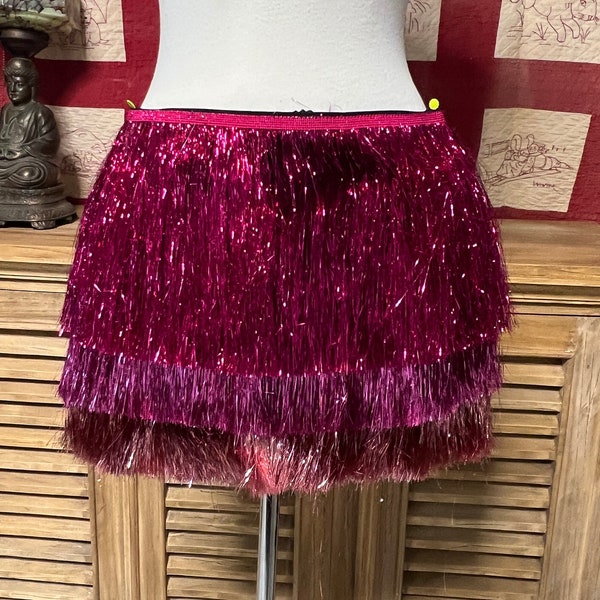 New with tags (NWT) Nasty Gal metallic tinsel skirt with panty. Perfect for clubbing or a Taylor Swift concert.  Size 0