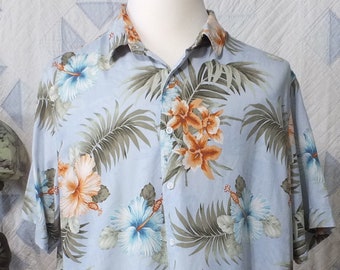 Pre Owned, Vintage Silk Circa 1969 Brand Tropical Shirt