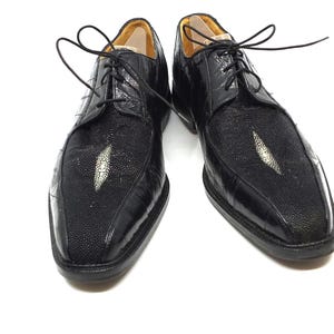 belvedere bay bridge black dress shoes Batta - Black
