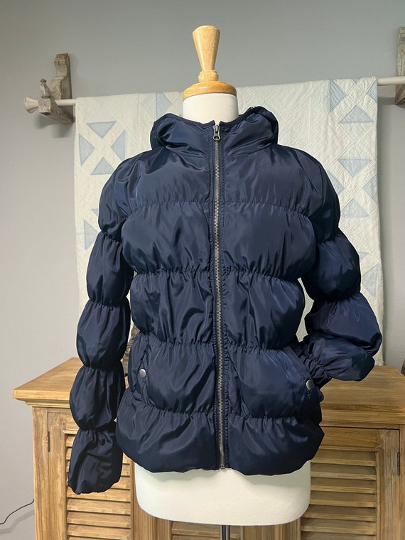 Like New Bethany Mota for Aeropostale Puff Parka Navy Blue Size Medium Etsy