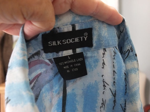 Gently worn, VINTAGE Silk Society, 100% washable … - image 5