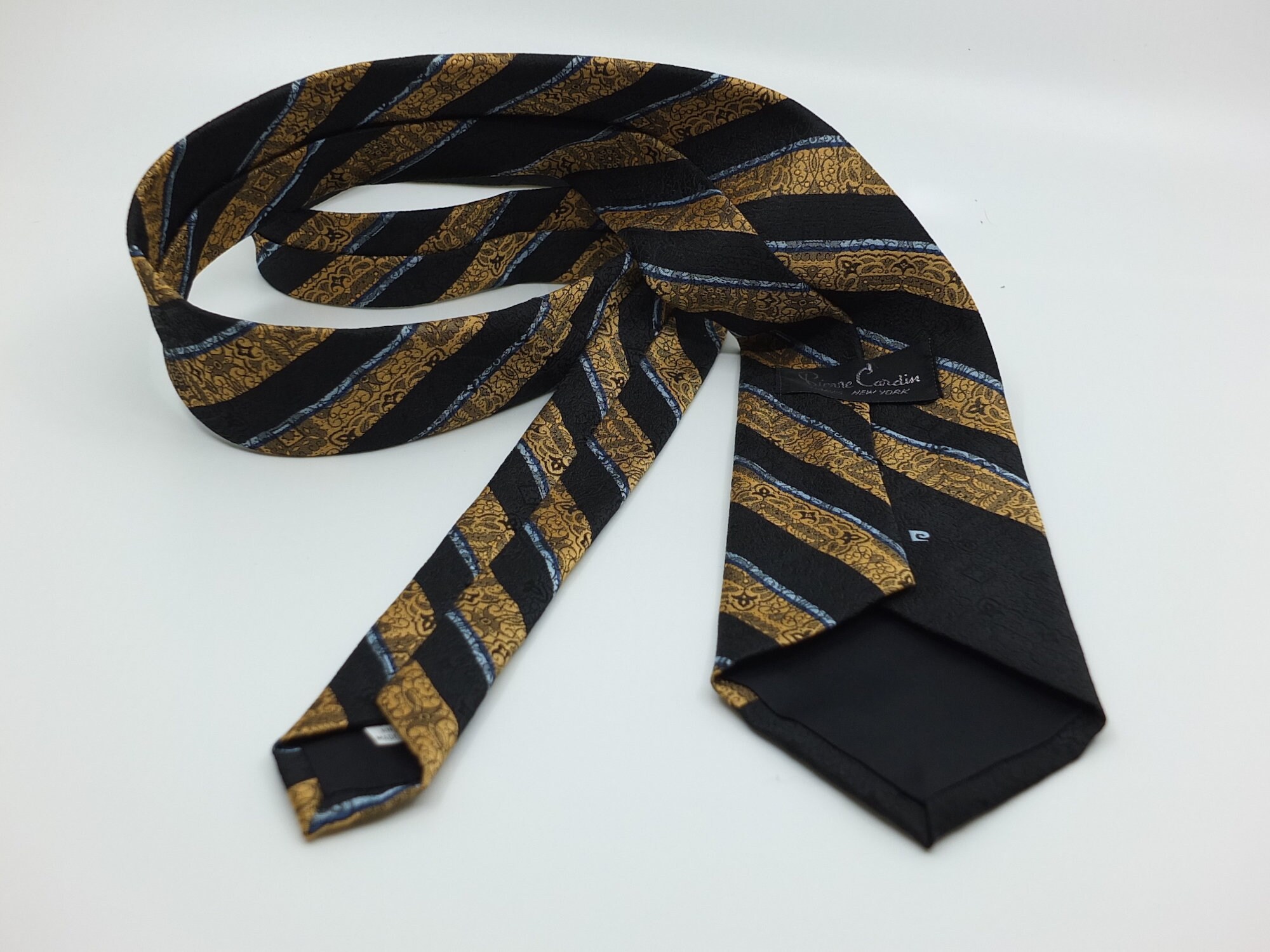 DESIGNER Pierre Cardin Logo Vintage Necktie 1970s Tie - Etsy
