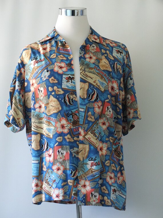 VINTAGE Joe Kealuha's Genuine Hawaiian Shirt - Tro