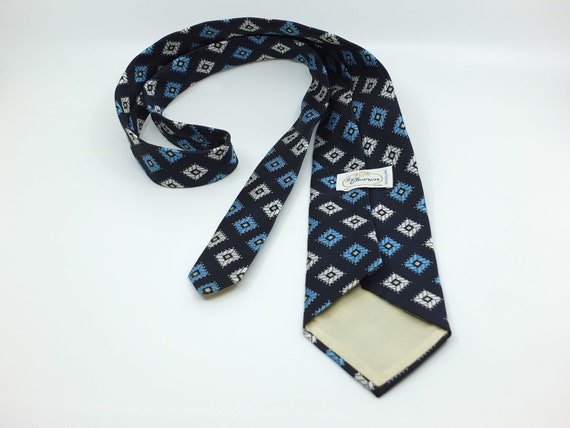 VINTAGE - Super Wide Le Chevron tie - shades of b… - image 2