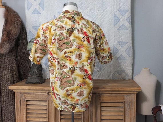 VINTAGE Hawaii Tropical Men's Shirt - "surf board… - image 3