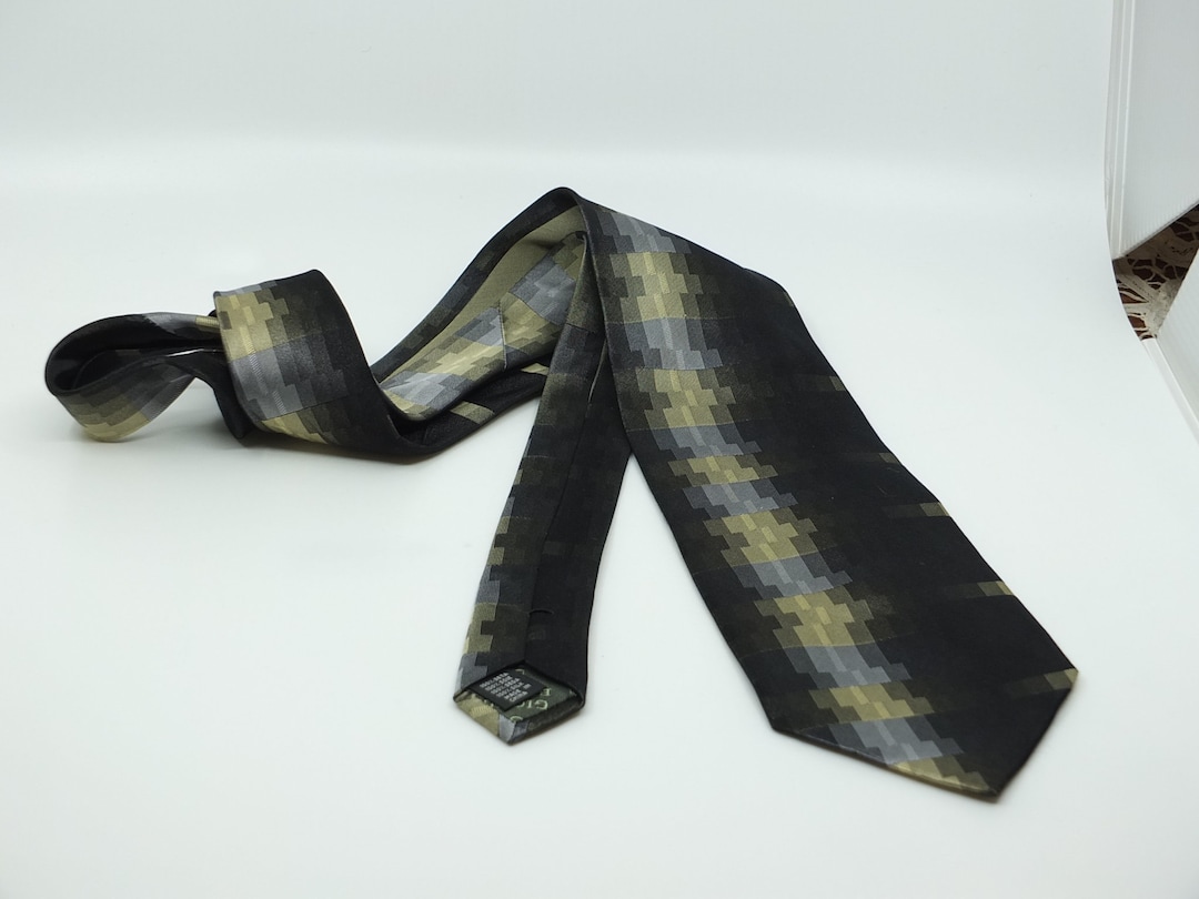 DESIGNER Giorgio Brutini Collezione Necktie 100% Silk Black,gray