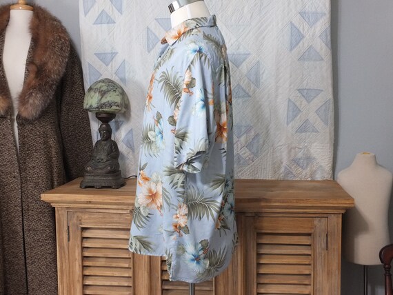 USA古着【VINTAGE SILK CIRCA 1969】オープンカラーシャツ Pre-owned Vintage Silk Circa 1969 Brand Shirt - Short Sleeve