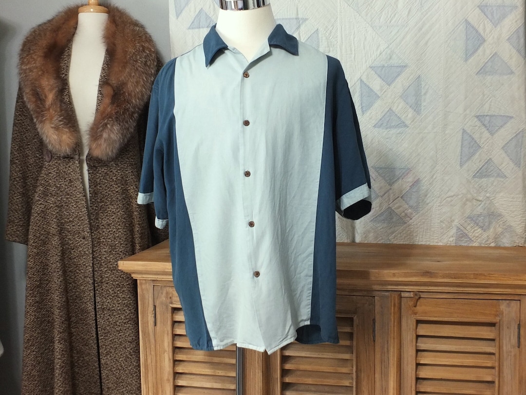 古着 90s FLAX ビッグ シルエット 半袖 100% リネン シャツ S