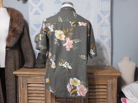 Foliage Tropical Men's Shirt - Tropical flowers -… - image 3